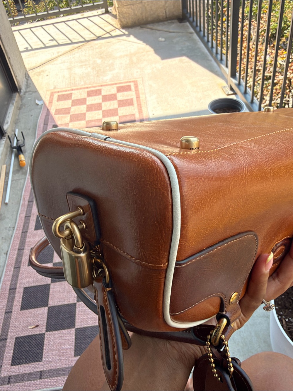Coachtopia brown bowler bag - Picture 5 of 11